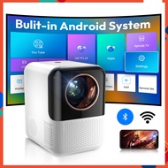 XGODY X10 Smart Projector Android 10.0 WIFI Bluetooth 4K 1080P Portable Mini LED Projector Built-in Speaker Smart Video Projector