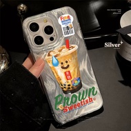 Milk tea Casing hp For OPPO A5 PRO A3X A3 PRO A3S A12E A5 A38 A18 A31 A8 A17 A17K A16 A16S A15 S A35
