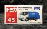  《GTS》TOMICA 多美小汽車NO45 豐田清掃垃圾車貨號74137