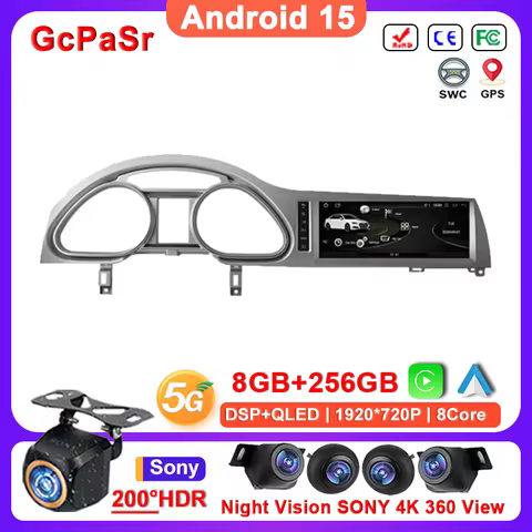 Android 15 Car For Audi Q7 4L 2005 - 2015 MMI 2G 3G Multimedia Head Unit Navigation Auto Radio Playe