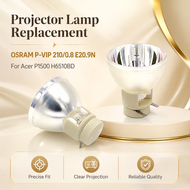 OSRAM หลอดไฟโปรเจคเตอร์รุ่น P-VIP 210/0.8 E20.9N MC.JFZ11.001สำหรับ Acer P1500 H6510BD สำหรับ P-VIP 