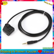 Wowowi 3.5mm AUX Input Adapter Cable MP3 Connector Fit for Benz Mercedes CLK SL SLK W168 W202 W203 W208