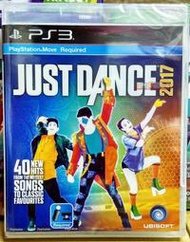 全新未拆 PS3 舞力全開2017(Move必須) 英文亞版 Just Dance 2017 