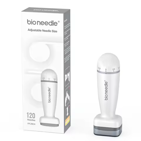 new adjustable derma stamp microneedle 120 pins skin care beard growth scalp hair micro needling der