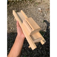 MERAH Onion slicer Onion slicer Red onion slicer made of wood