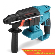 28mm Brushless Electric Rotary Hammer Drill Rechargeable Electric Impact Drill Cordless Electric Drill for Makita 18V Ba