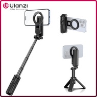Ulanzi JJ03 Dual-sided Magnetic Phone Tripod Smartphone Grip Selfie Stick with Remote Vlog Tripod fo