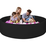 Foam Ball Pit for Kid, Kids Soft Ball Pit BLACK