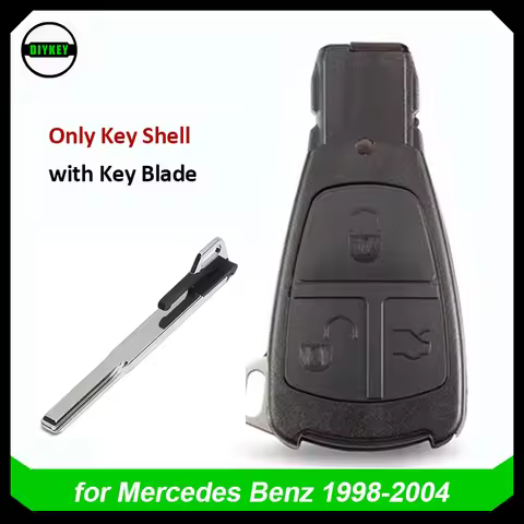 DIYKEY Old Style Model Remote Key Shell Fob Case Cover For Mercedes For Benz C180 1998-2004 W202 C E