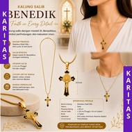 CLASSIC BENEDICT CROSS NECKLACE CROSS NECKLACE/ CATHOLIC CHRISTIAN MEN'SWanita BENEDICT CROSS/