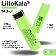 Exclusively for LiitoKala18650B 34B 3400mAh Pointed Lithium Battery 3.7V Three-Yuan Lithium Battery
