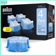 CCR4 Clean Renew Mens Shaver Hygienic Cleaning Refill Cartridge Pack 4