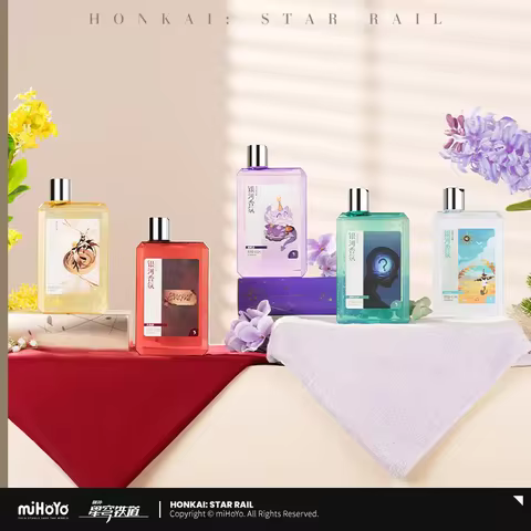 [Genuine] miHoYo Honkai Star Rail Galaxy Fragrance Series Shower Gel Mydei Feixiao Phainon Anaxa Car