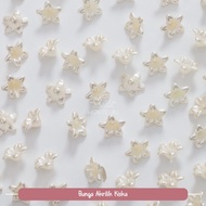 WHOLESALE Acrylic Flower Petal Beads PER BAG 3D Flower Beads Pearl Flower Beads