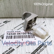 Original Sienta Innova Reborn Fortuner Sun Visor Clip Holder 74348-OK100-BO