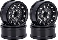 1.9 beadlock Wheels - 10mm Deep Dish Negative Offset Wheels for 1/10 RC Crawler SCX10 TRX4 VS4-10 Ge