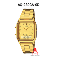 CASIO นาฬิกาข้อมือใส่ได้ทั้งชาย-หญิง ของแท้ 100% AQ230A-1D AQ230A-7B AQ230A-7D AQ230GA-9D AQ230GA-9B