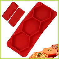 Burger Patty Mold 3 Cavities Silicone Burger Patty Maker Hexagonal Stuffed Burger Mould Kitchen Cook