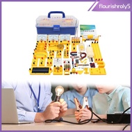 [Flourishroly5] Electricity Circuit Experiment Set Physics Basic Circuit Science Experiment for
