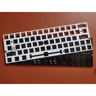 CX60PCB Customized Mechanical Keyboard Kit Left Moving 64 Fiberglass Positioning Plate RGB Bottom Li