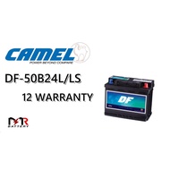 (Installation Provided) CAMEL DF 50B24L/LS  | NS60L/LS  CAR BATTERY BATERI KERATA