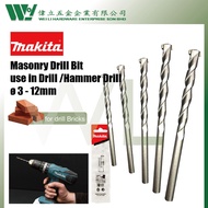 Makita Masonry drill bit drill bricks use for impact drill / hammer drill mata drill dinding mata drill batu