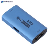 NOBELJIAOO 8K Repeater HDMI Signal Amplifier HDMI Long Distance Transmission HD HDR Video Converter 