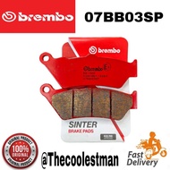 100% ORIGINAL Brembo Sinter New BMW R1200GS R1250GS Waterbird ADV R1200R/RT Rear Brake Pads 07BB03SP