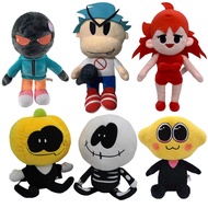 1pcs 6 Styles Spooky Month Skid And Pump Plush Toy Dolls Cute Friday Night Funkin Plush Toys Anime Boyfriend Whitty Monster Plush Toys