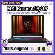 2025 MSI Katana 15 HX/MSI Katana 17 HX i7-14650HX/i9-14900HX RTX5060/RTX5070 MSI Gaming Laptop 2.5K 