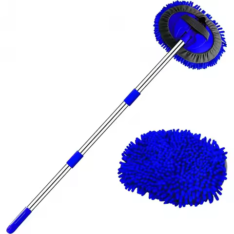 Extendable Car Wash Mop, Long Handle Car Cleaning Brush, Car Care Product, Wash Brush Car Cleaning T