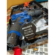 HOUREX 12V CORDLESS DRILL 1500MAH / READY STOCK