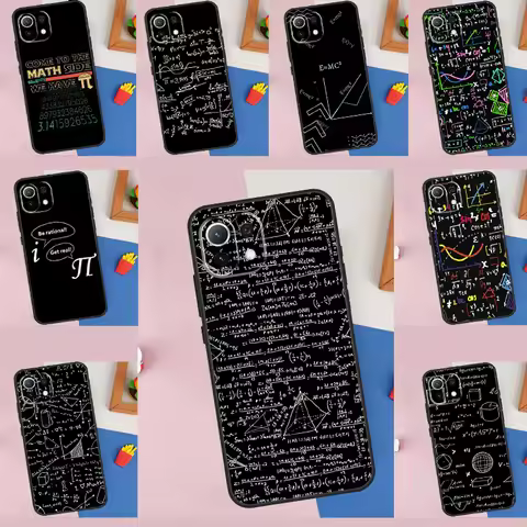 Mc2 With E=mc Math Case For Xiaomi 14T Pro 11T 12T 13T 13 14 15 Ultra POCO X7 Pro X3 X5 X6 M6 F5 F6 