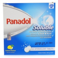 Panadol Soluble 5 x 4's (Lemon Flavour)