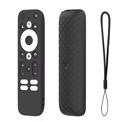 Remote Control Case Plain Color Protective Case Shockproof TV Stick Cover Silicone for Onn. Android 