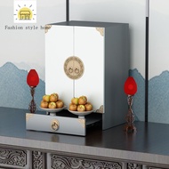 Buddha Cabinet Wall-Mounted Clothes Closet Home with Door Altar Altar Guanyin Bodhisattva Guan Gong God of Wealth Shrine Buddha Cabinet for Table Orvk