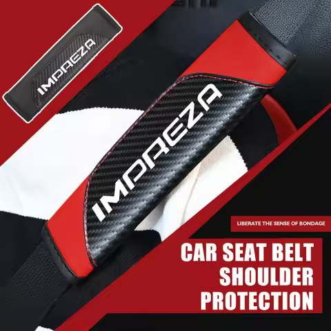 Car Seat Belt Cover Shoulder Cushion Adjustable Accessories For Subaru Impreza Legacy WRX STI BRZ Le