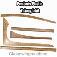 pembaris plastic tukang Jahit/Tailoring plastic ruler/Tailoring Accessories /Ruler Sewing Tailor Rul