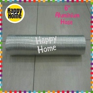 Strechable 8 Feet Cooker Hood Aluminium Exhaust Duct Hose (6 inches / 150mm), Aluminium Hose, Alumin