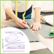 Sewing Ruler Cutting Guide Curve 7 Pieces Knitting Dress Measure Rulers for Quilters Beginners Desig
