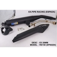racing ekzos rs150 honda espada EXHAUST PIPE ESPADA E5 RS150 28MM 32MM 30mm HONDA RS150 RACING EX PIPE E5