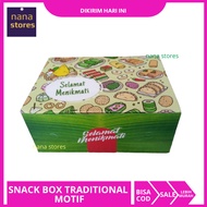 Snack Box, Dus Snack, Dus Kue Basah, Dus Makanan, dus snack, dus kue kecil terbaru, Dus warna motif 