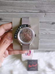 Jam bq3712 rye automatic silver mesh stainless steel