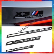 Modified Competition Car Rear Sticker for BMW F30 F20 F10 F32 F34 F36 F25 F21 E60 Auto Trunk Emblem 