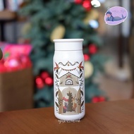 [Authentic] STARBUCKS WATER BOTTLE 12OZ (354ML) SS WELCOME TO THE HOLIDAY HOME
