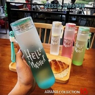 Glass Drinking Bottle Glass Glass/460Ml Gradation Drinking Bottle Viral