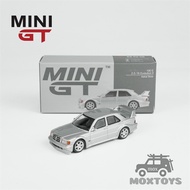 MINI GT 1:64 190E 2.5-16 Evolution II Astral Silver  LHD Diecast Model Car