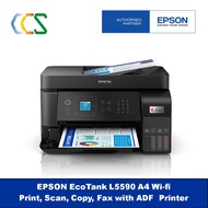 Epson EcoTank L5590 A4 Wi-Fi All-in-One Ink Tank Printer 5590 L5590 [Free $20 NTUC E-Voucher till 31 Mar 2024- Online Redemption]