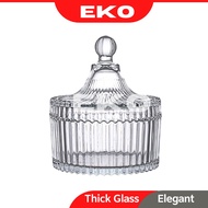 EKO Door Gift Glass Candy Sugar Jar Glass Container (10x12.5cm) Balang Bekas Kuih Balang Kaca Gelas Hiasan