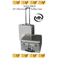 SATA 03621 24" Aluminum Trolley Case